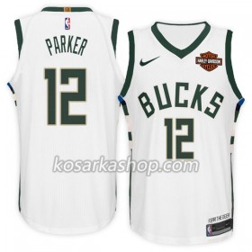 Dres Milwaukee Bucks Jabari Parker 12 Nike 2017-18 Bijela Swingman